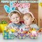 Easter Decorations for Home,Train, LED Easter Table Decor, Home Decor Rabbit Lighted Centerpieces